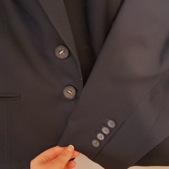 Lane Bryant Navy Blue Blazer - Picture 2 of 3